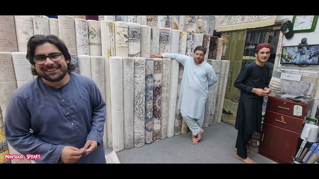 The Oldest Carpet Market ln Abu Dhabi AUH l Mansoor Speaks l Mina Zayed #abudhabi #sheikhzayed