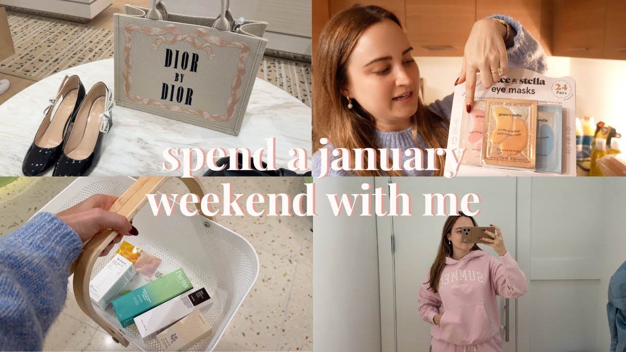 spend a weekend with me: summer fridays x gap collection, korean beauty haul/routine + costco haul!