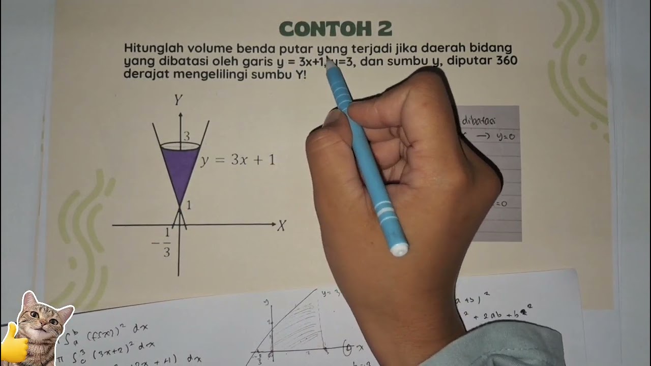 MENENTUKAN VOLUME BENDA PUTAR DENGAN MENGGUNAKAN INTEGRAL_Zahrah dan Syarip