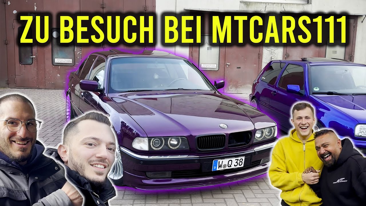 Zu Besuch bei @mtcars111 mit @TurboTsallo | Einmal 7er auf 7mm Bodenfreiheit 🤣 |