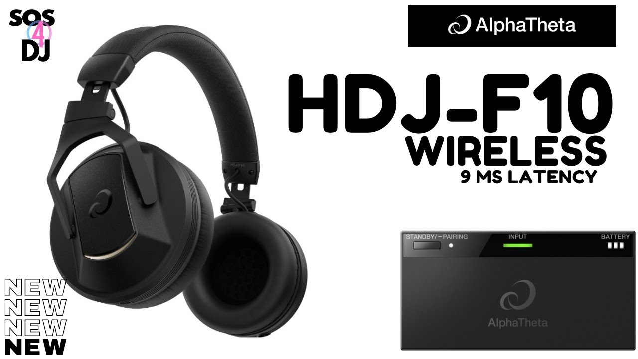 AlphaTheta HDJ-F10  Cuffia wireless per DJ
