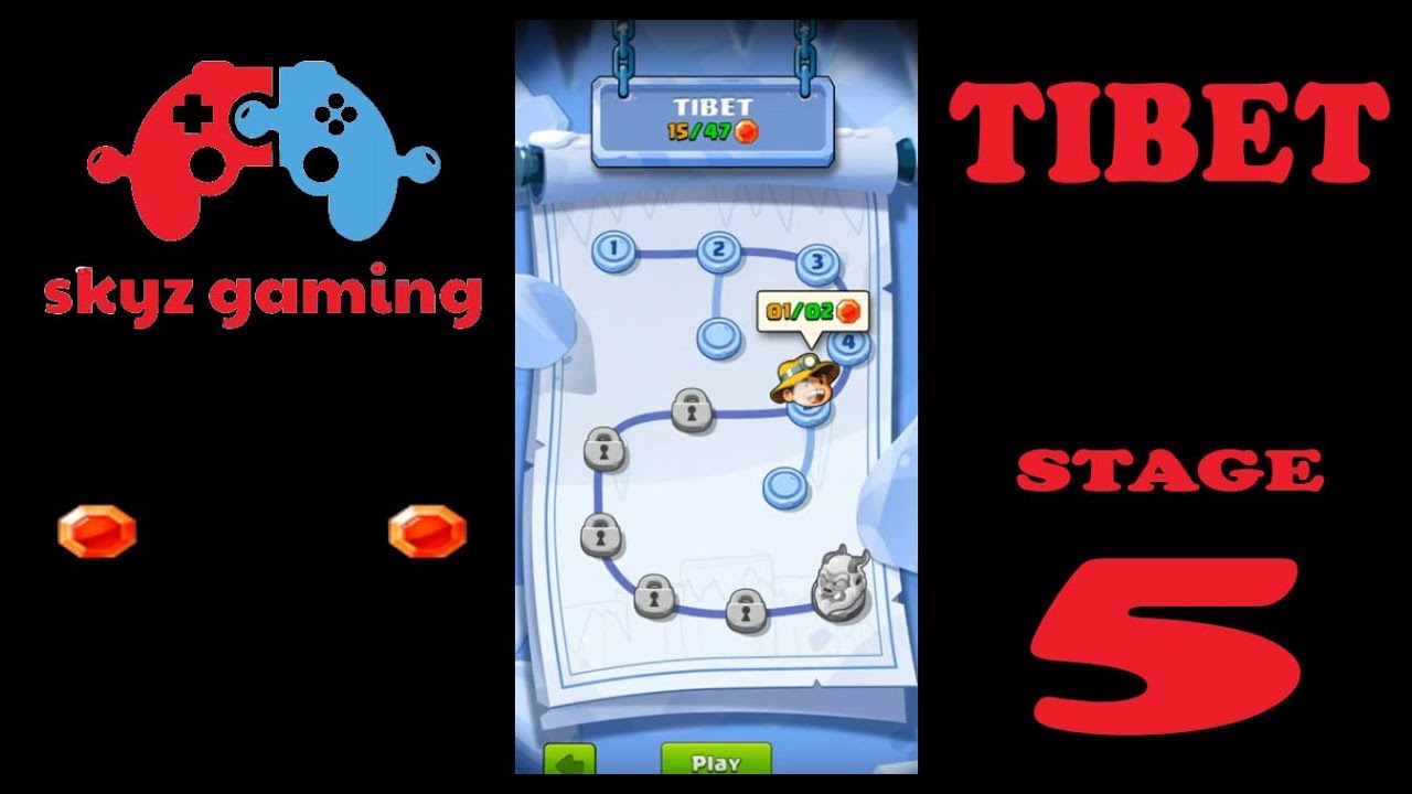 Diamond quest don't rush Tibet - all gems stage 5
