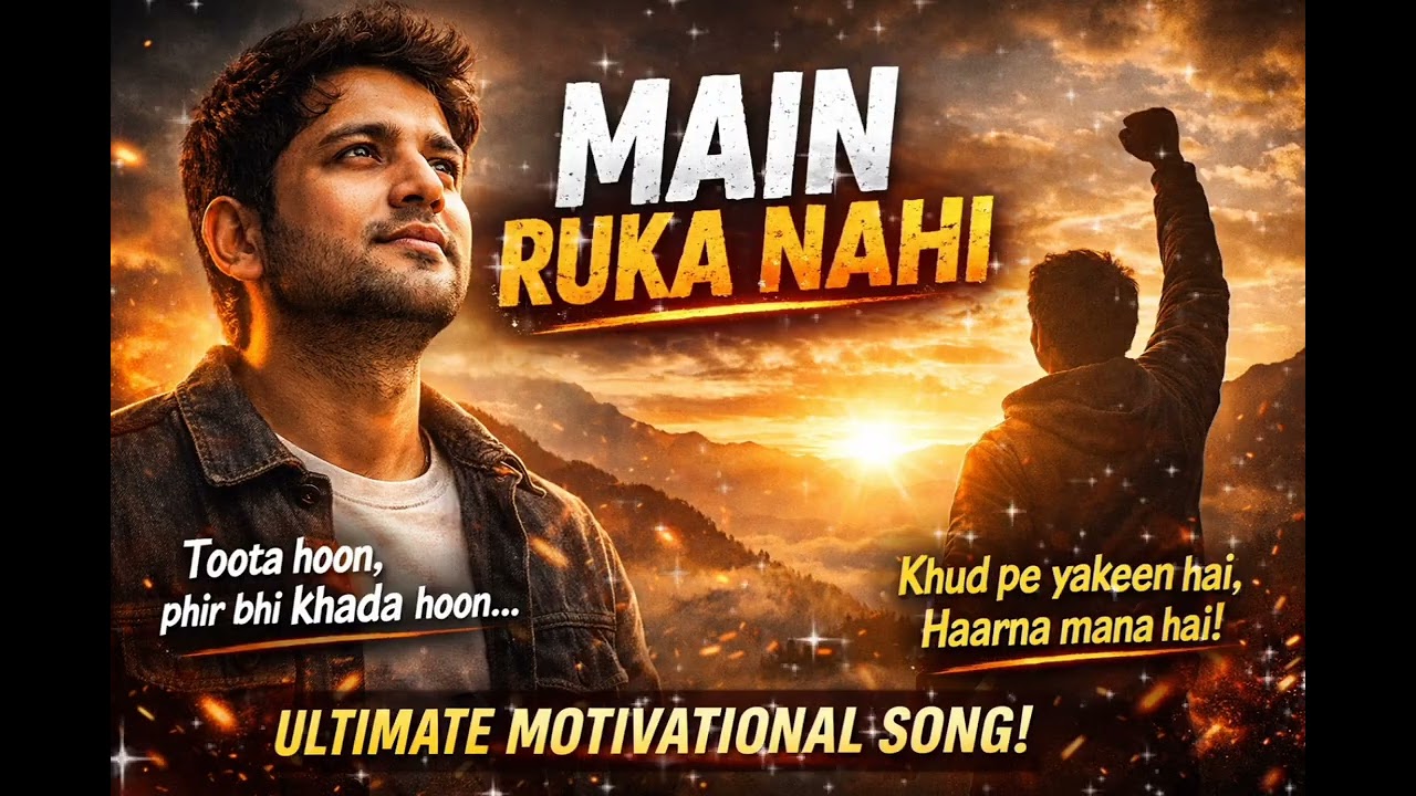 MAIN RUKA NAHI | Ultimate Motivational Hindi Song 2026