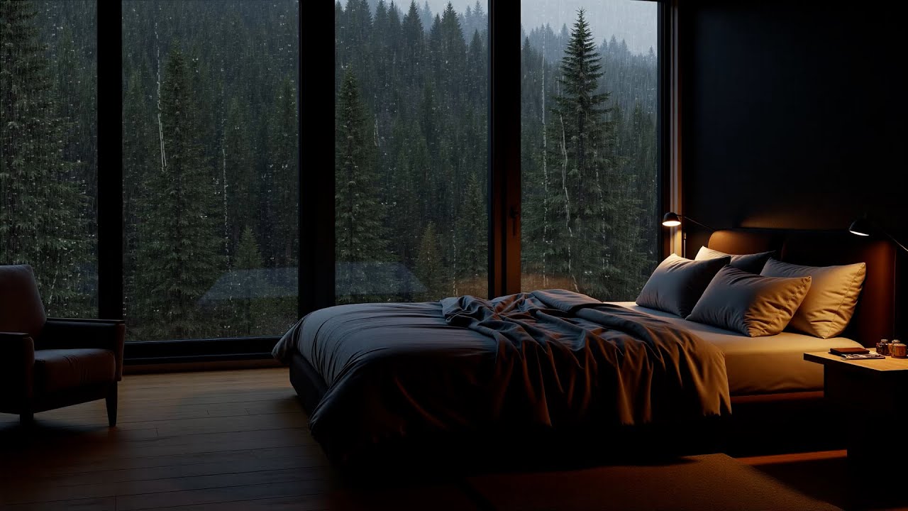 Le doux bruit de la pluie favorise le sommeil et réduit le stress, contribuant ainsi au traitement.