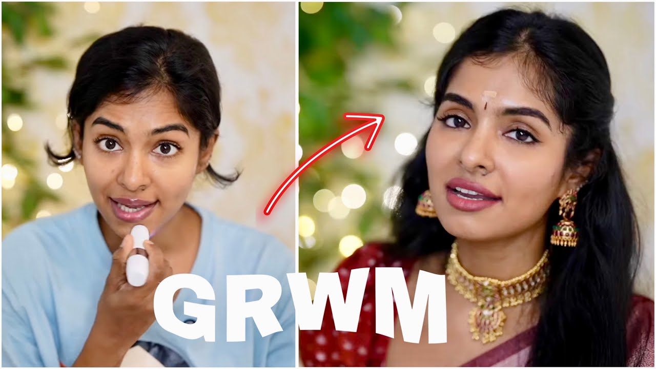 Step by step makeup look for beginners | GRWM for marriage function |Asvi Malayalam