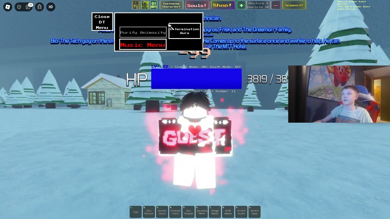 Undertale: Eternal Hope (New Era) Infinite HP Glitch