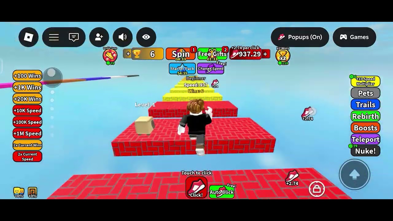 Playing roblox but my friend leave from the game