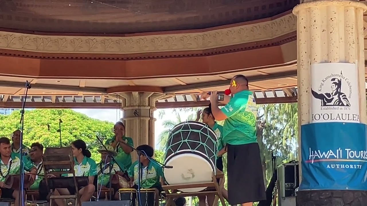 FestPAC 2024 - Cook Islands Drummers at Kapi’olani Park