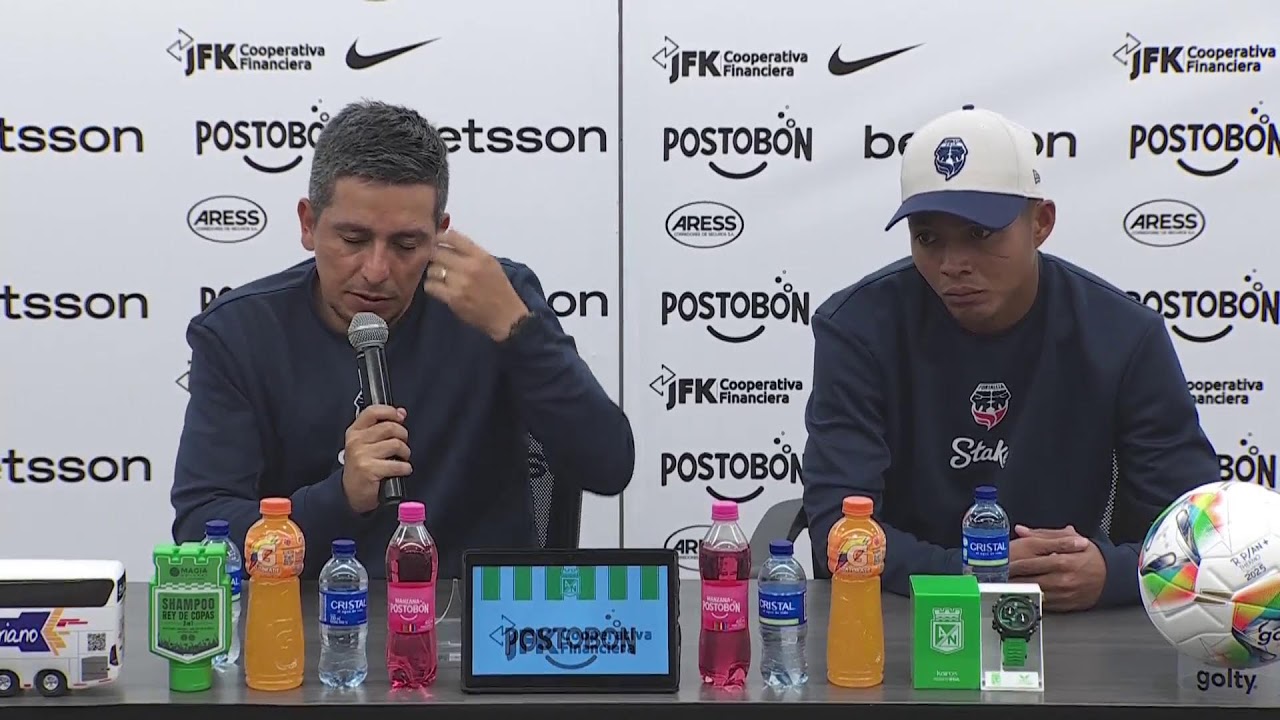 Rueda de prensa de Fortaleza tras su partido con Nacional