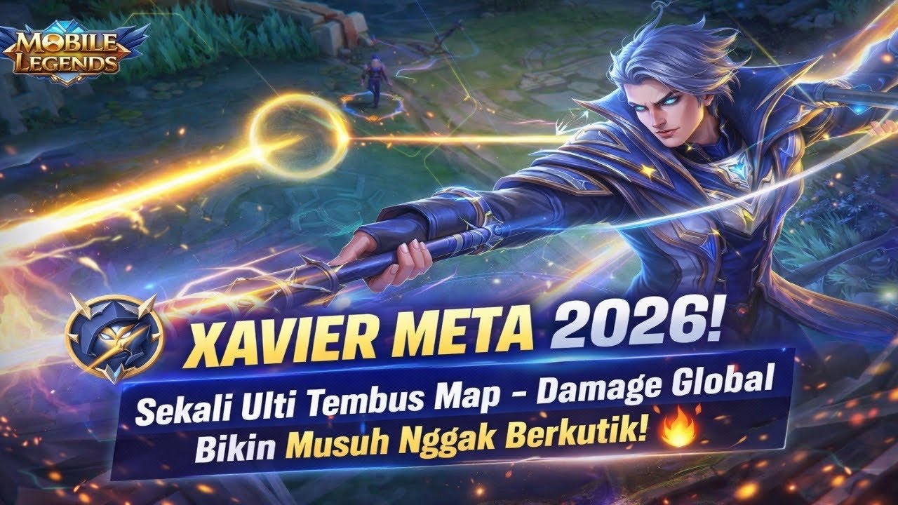 XAVIER META 2026! Sekali Ulti Tembus Map – Damage Global Bikin Musuh Nggak Berkutik! 🔥 