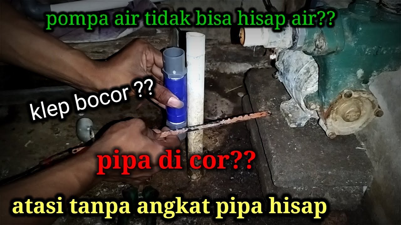 cara mengatasi klep bocor tanpa angkat pipa