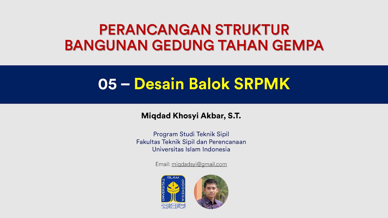 PG-05(a) : Desain Lentur Balok SRPMK