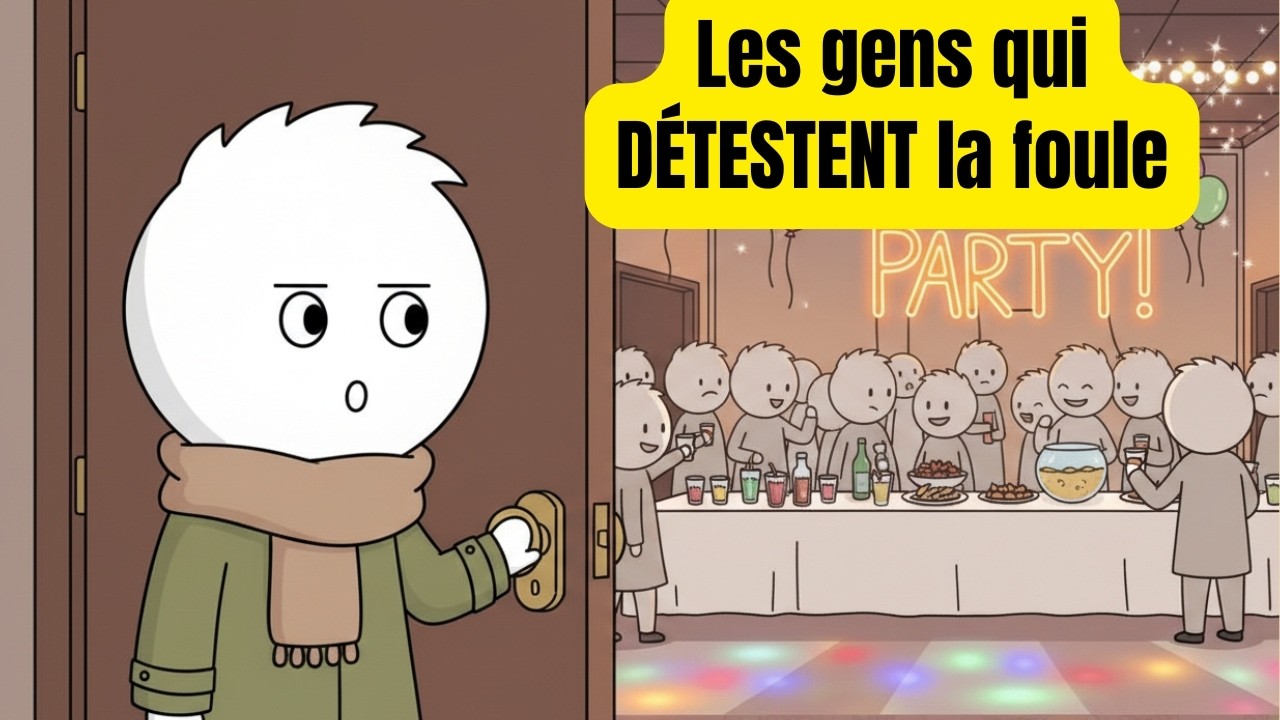 Vous détestez les endroits bondés  Voici peut être la raison