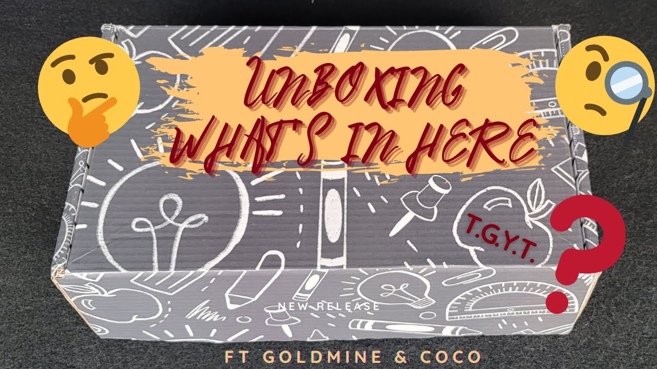 WHAT'S IN THIS BOX?//A TEACHER'S DREAM BOX//@goldmineandcoco   T. G. Y. T. UNBOXING