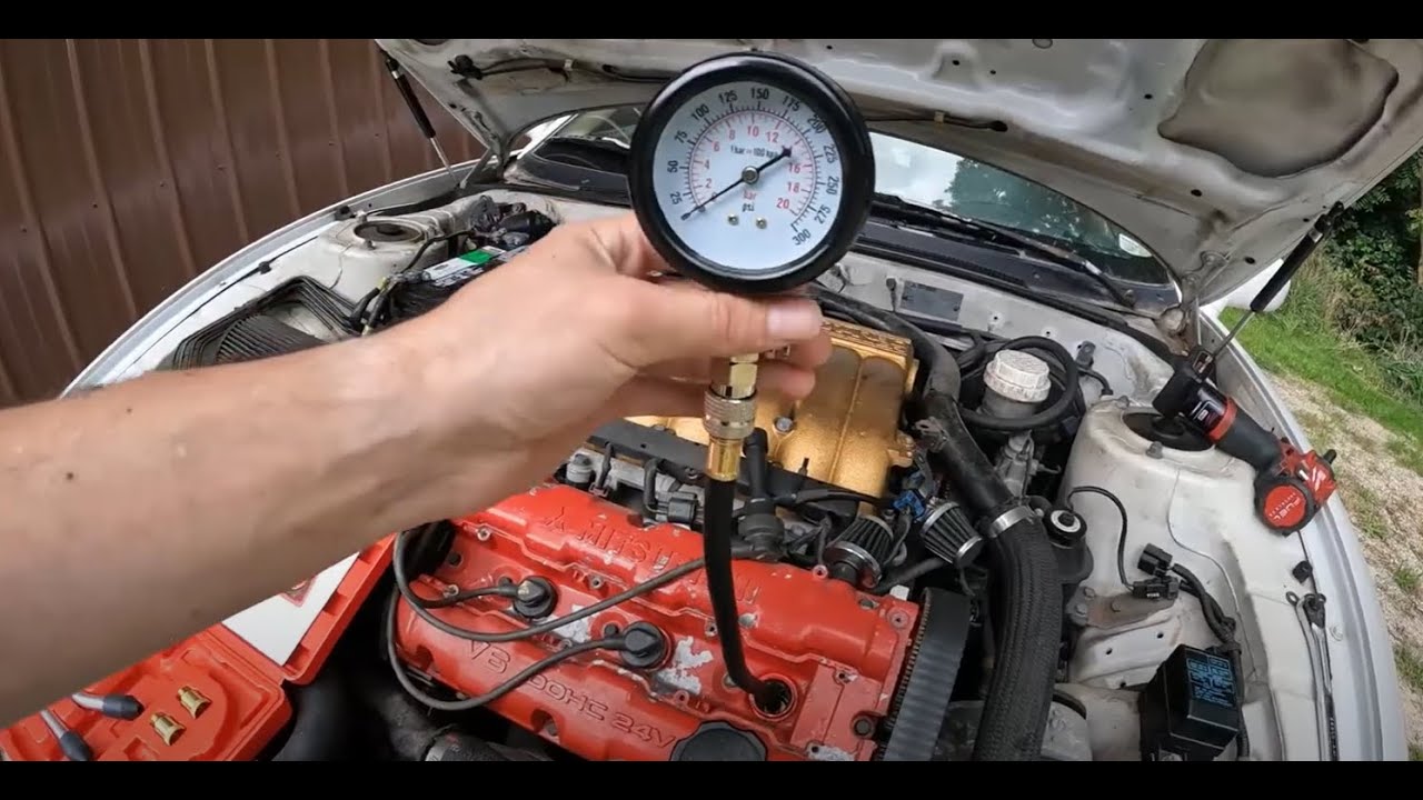 1998 Mitsubishi 3000gt VR4 Build Ep 2. (Test Drive & Compression Test)