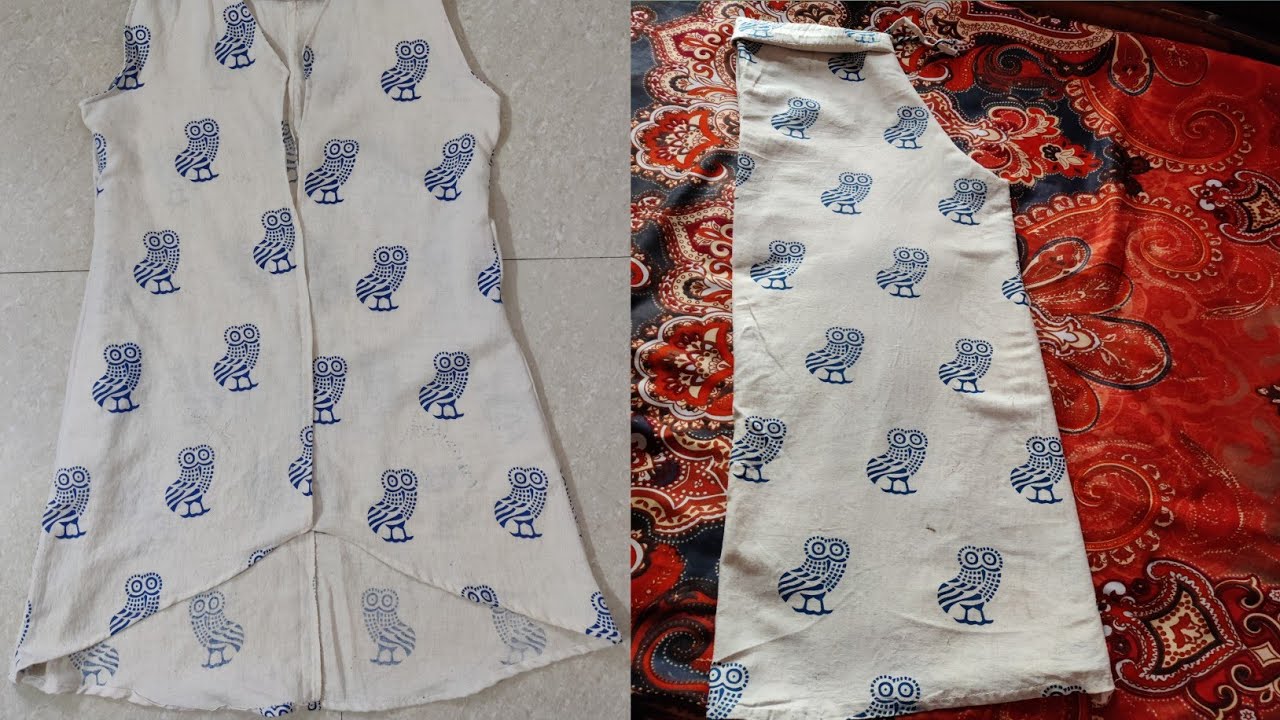 Reuse old palazzo,pajama convert into shrug /jacket/DIY shrug,jacket _reuse old pants /palazzo