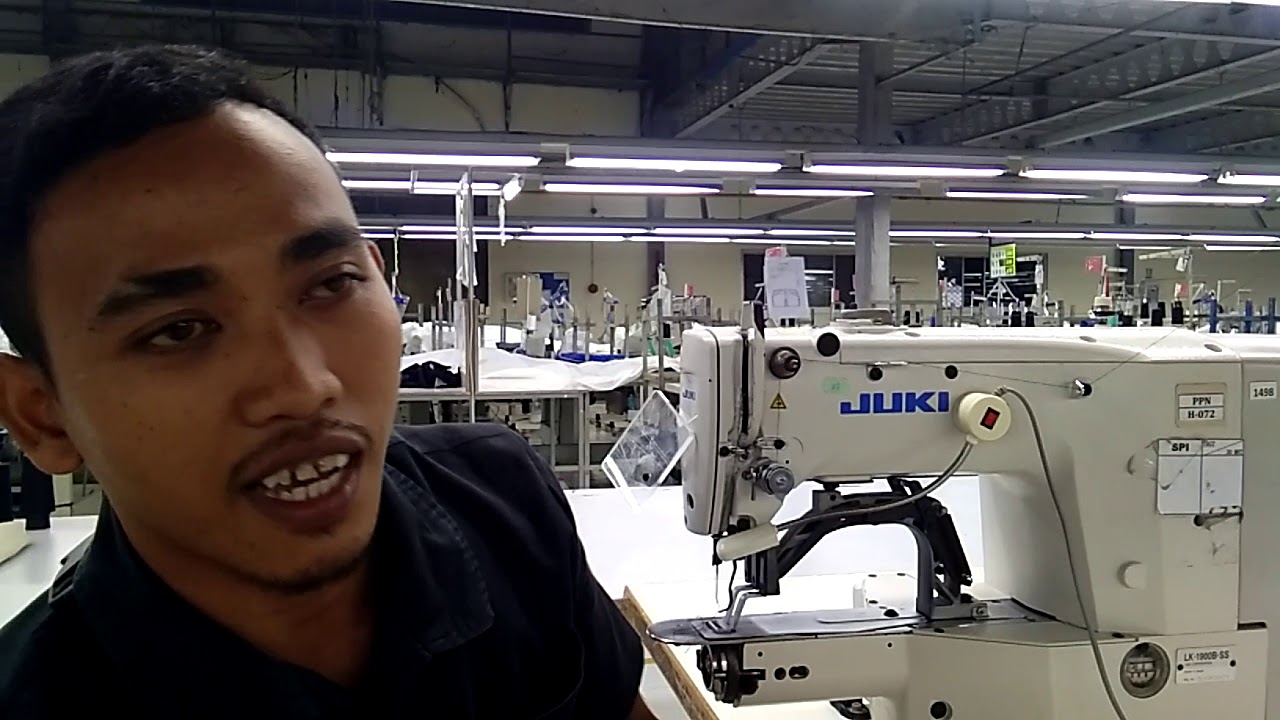 cara program bartack mesin juki