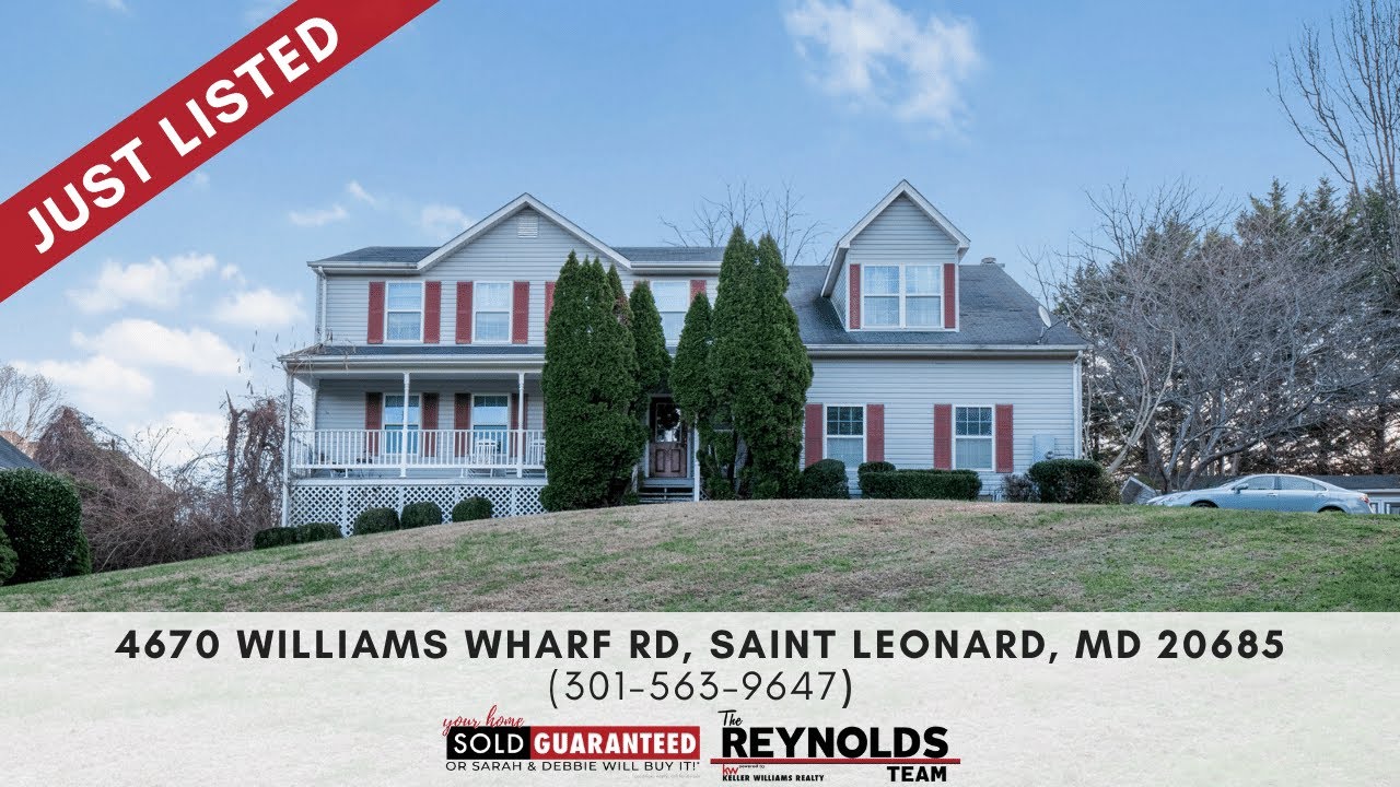 4670 Williams Wharf Rd, Saint Leonard, MD 20685 The Reynolds Team (301) 563 9647