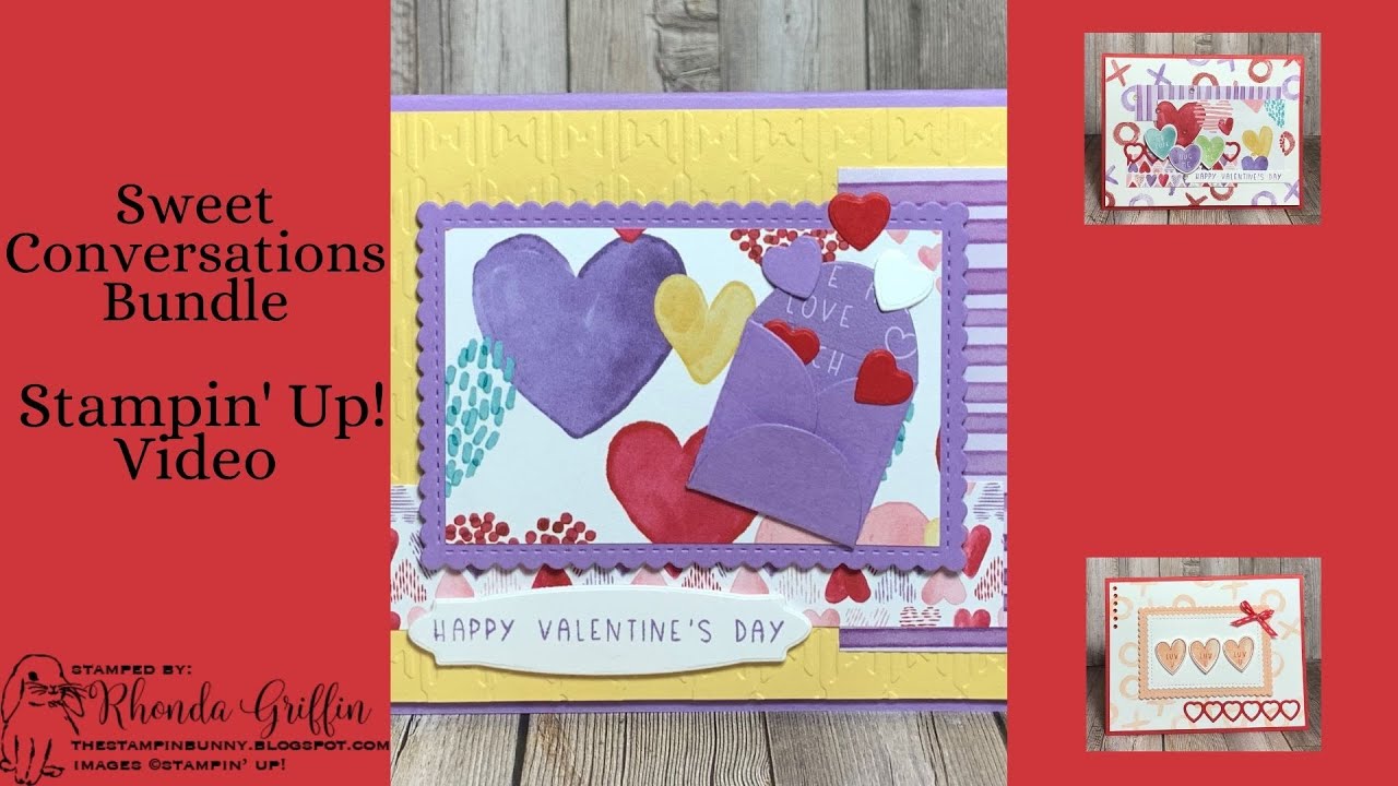 Sweet Conversations Bundle Stampin' Up! Valentine Video
