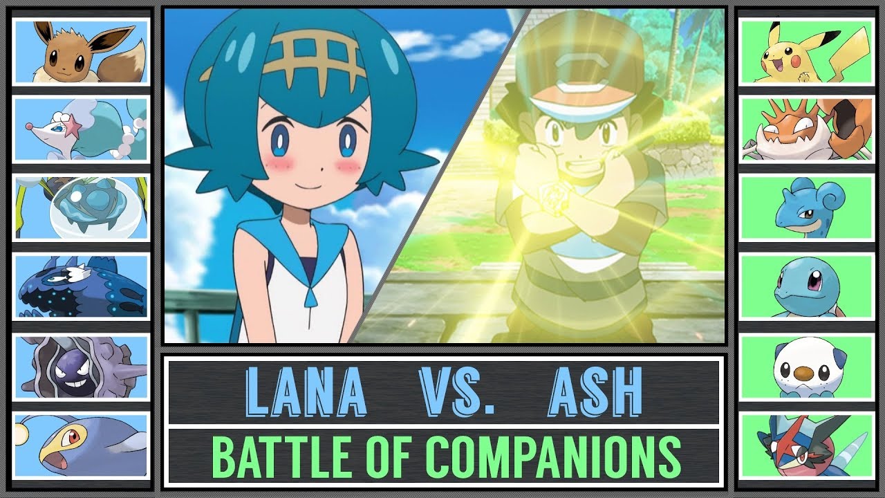 ASH vs. LANA (Pokémon Sun/Moon) - Alola Companion's Battle