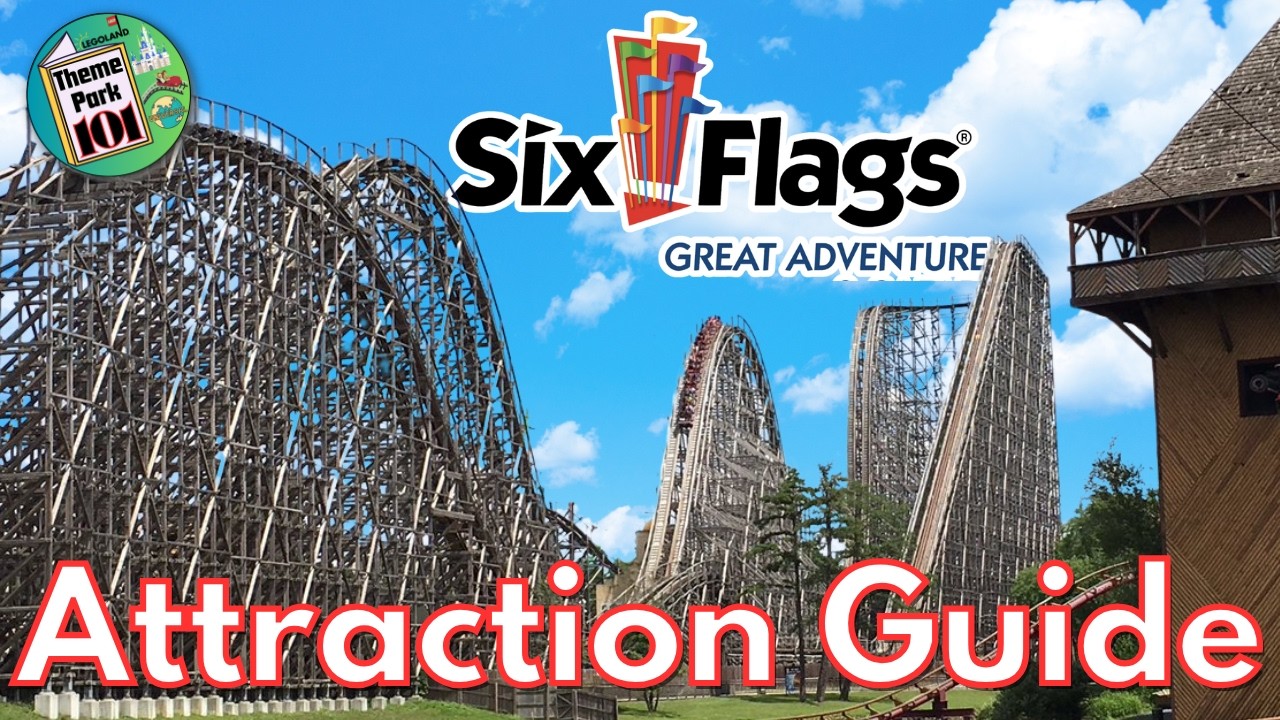 Six Flags Great Adventure: аттракционы и развлечения — 2025 — Джексон, Нью-Джерси
