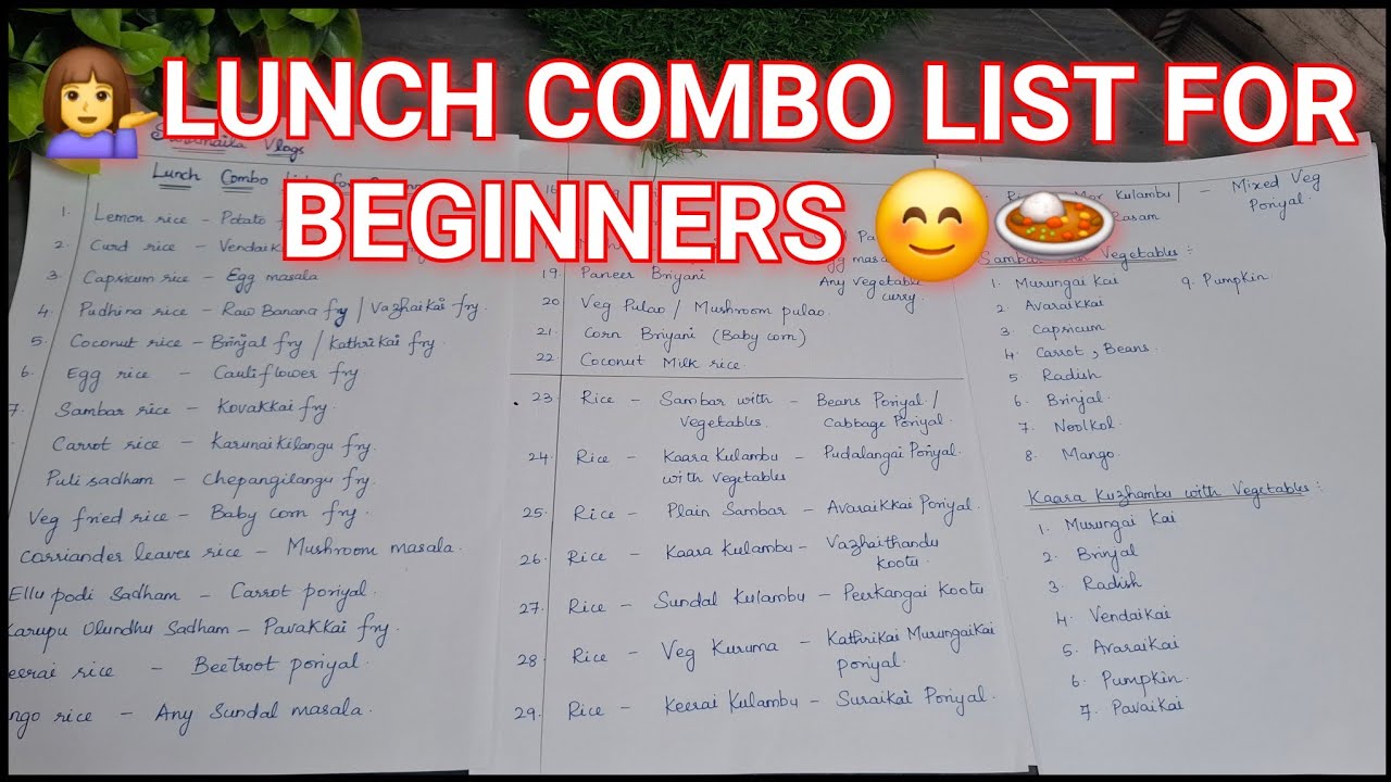 30 LUNCH COMBO IDEAS FOR BEGINNERS! 🍚| QUICK & EASY RECIPES FOR BUSY MORNINGS 🍳| Simple Lunch Menu