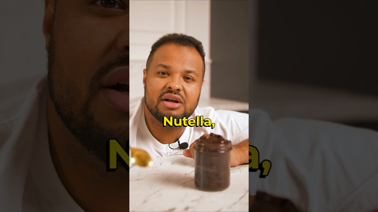 Domowy krem czekoladowy z 4 składnik&oacute;w!🍫 #nutella #prostyprzepis