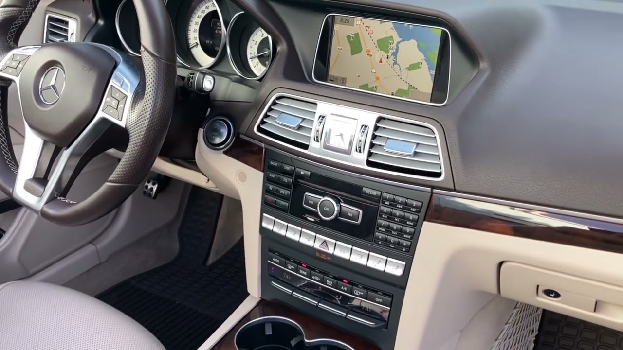 2014 Mercedes Benz E550 walkaround + convertible top operation