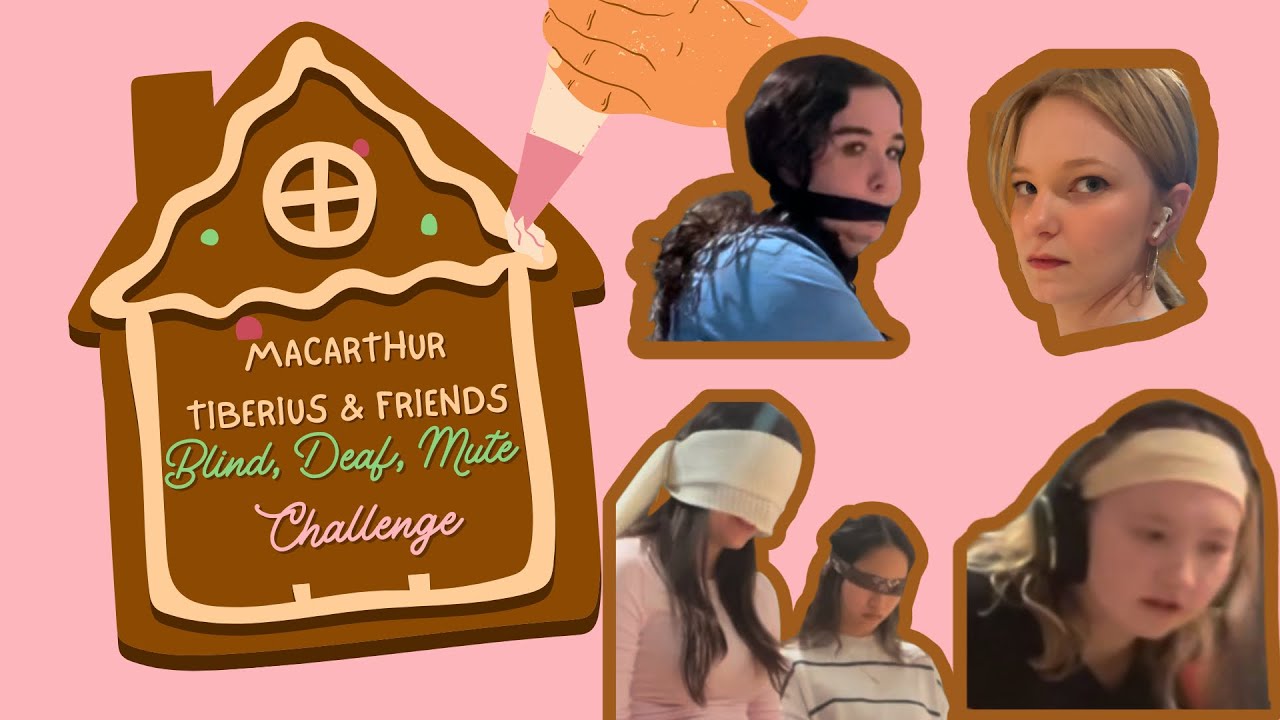 Blind, Deaf, Mute GINGERBREAD CHALLENGE - Holiday Edition!!