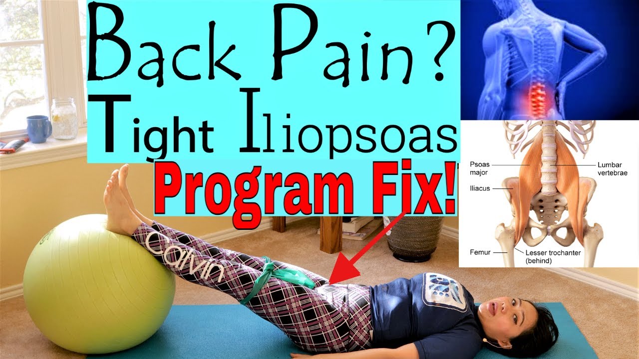Back Pain with Tight iliopsoas Stretching and Strengthening Program