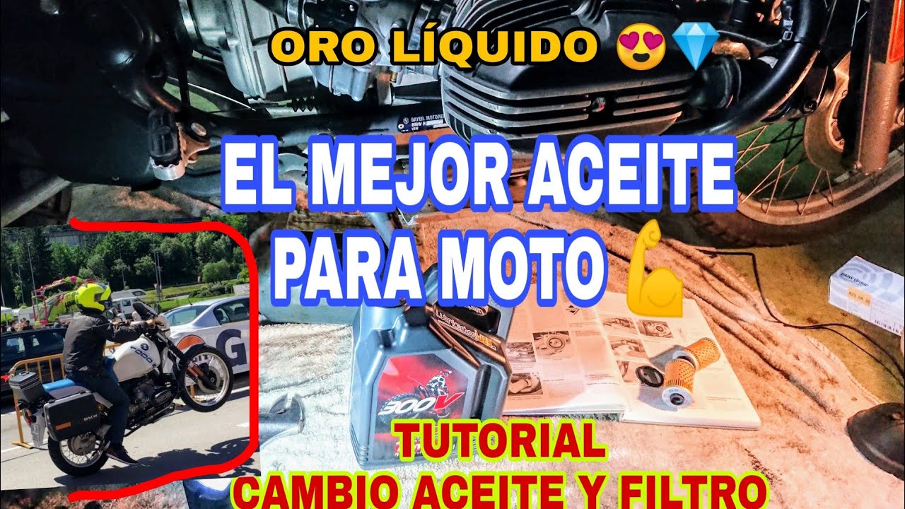 QUIERO el MEJOR ACEITE PARA MOTO🏍️BMW R100GS Cambio Aceite y Filtro