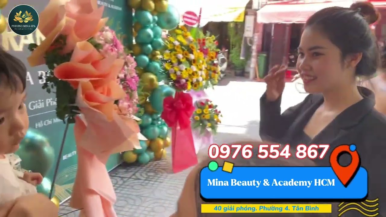 Khai trương Mina Spa tại 40 giải ph&oacute;ng t&acirc;n b&igrave;nh HCM