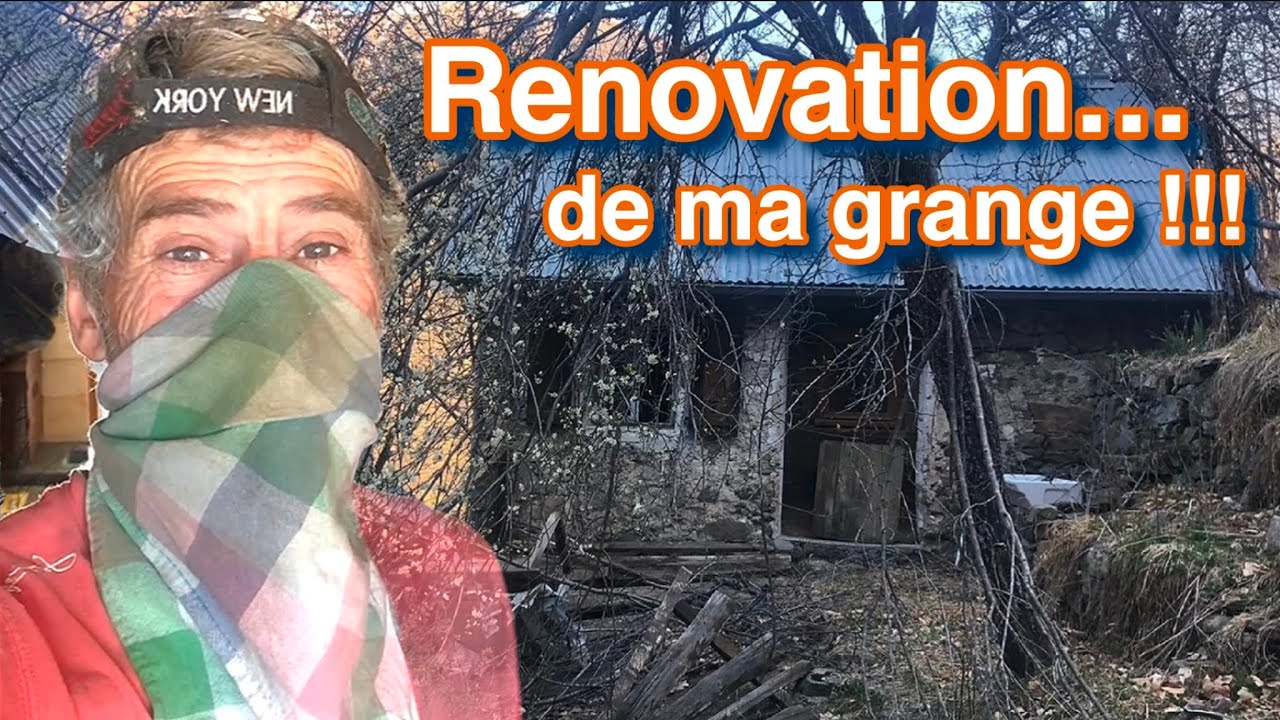 Rénovation de ma grange !!! #autonomie #sobrietjourney #autonomy #views #sobrietlife #simplelife