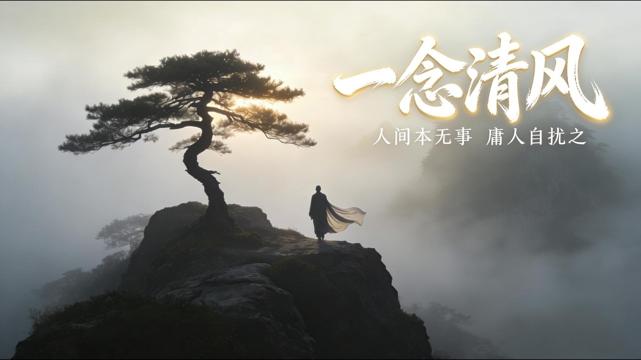 【療愈神曲】 一曲《一念清風》送給心累的你：放下執念，便是自在。