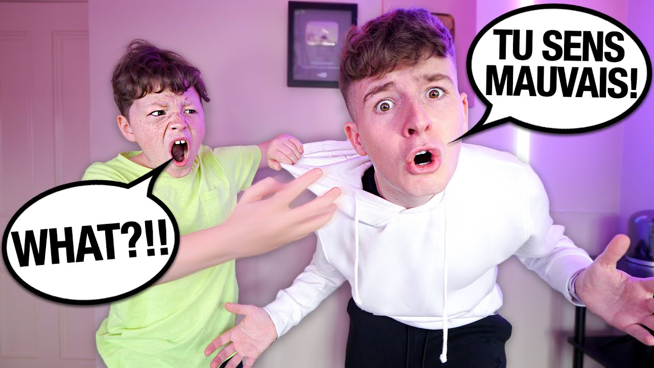 SPEAKING ONLY FRENCH TO LITTLE BROTHER FOR 24 HOURS! (he went crazy...)