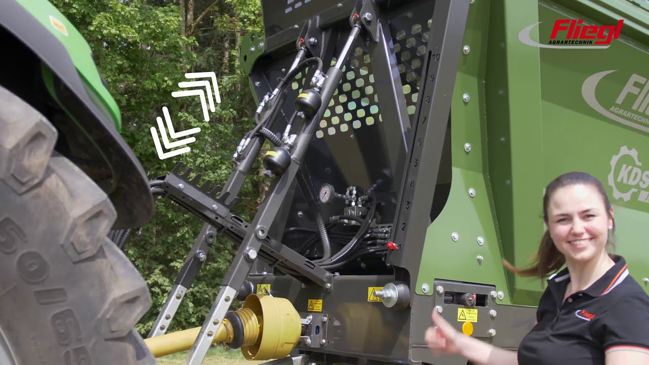 Fliegl KDS 120 Miststreuer – Mist fahren leichtgemacht