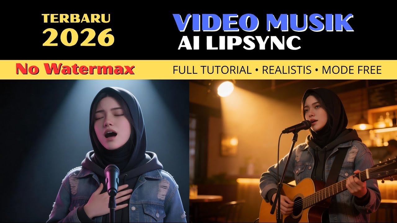 Tutorial Video Musik AI Lipsync – Terbaru 2026
