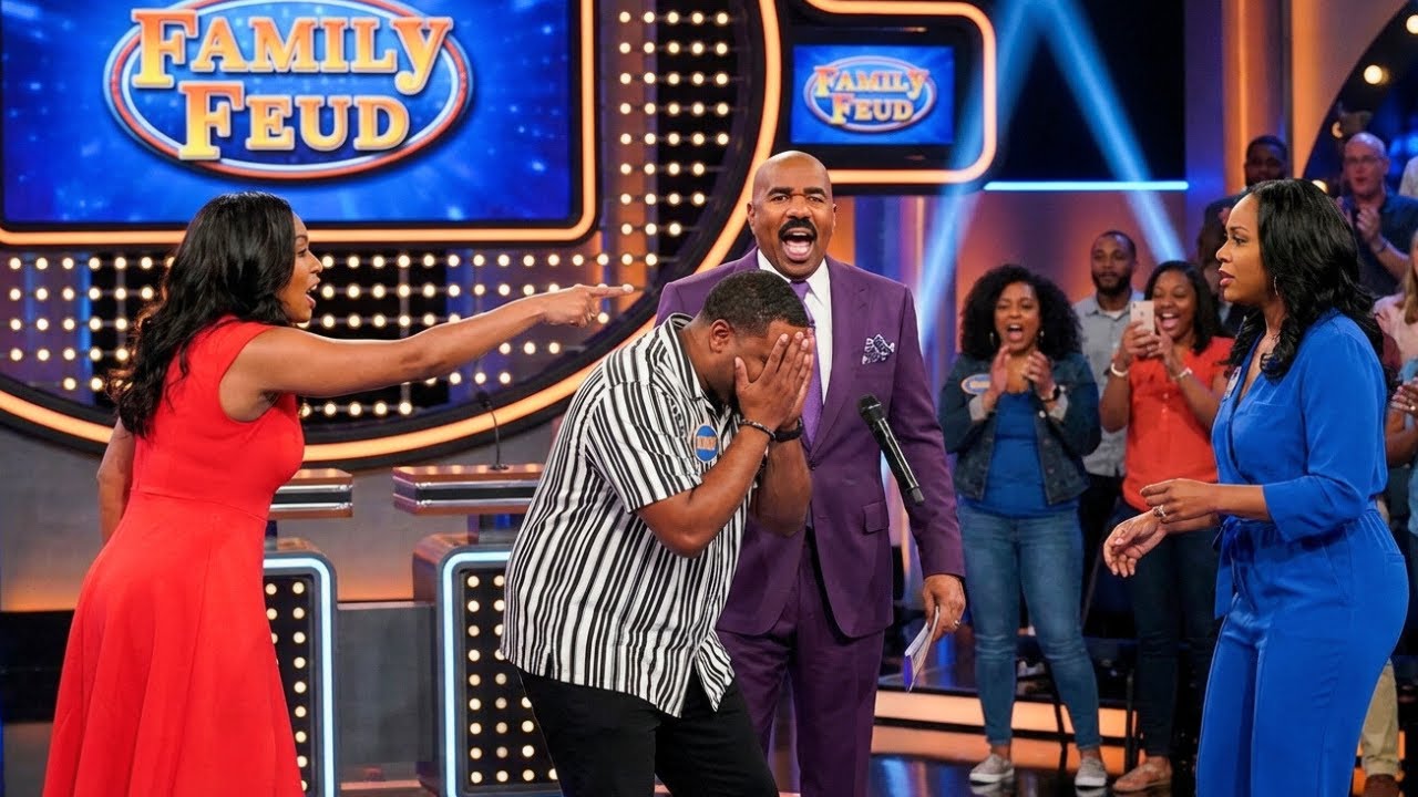 Girlfriend Discovered Her Boyfriend's EX Was on the Other Team — Steve Harvey WALK OFF