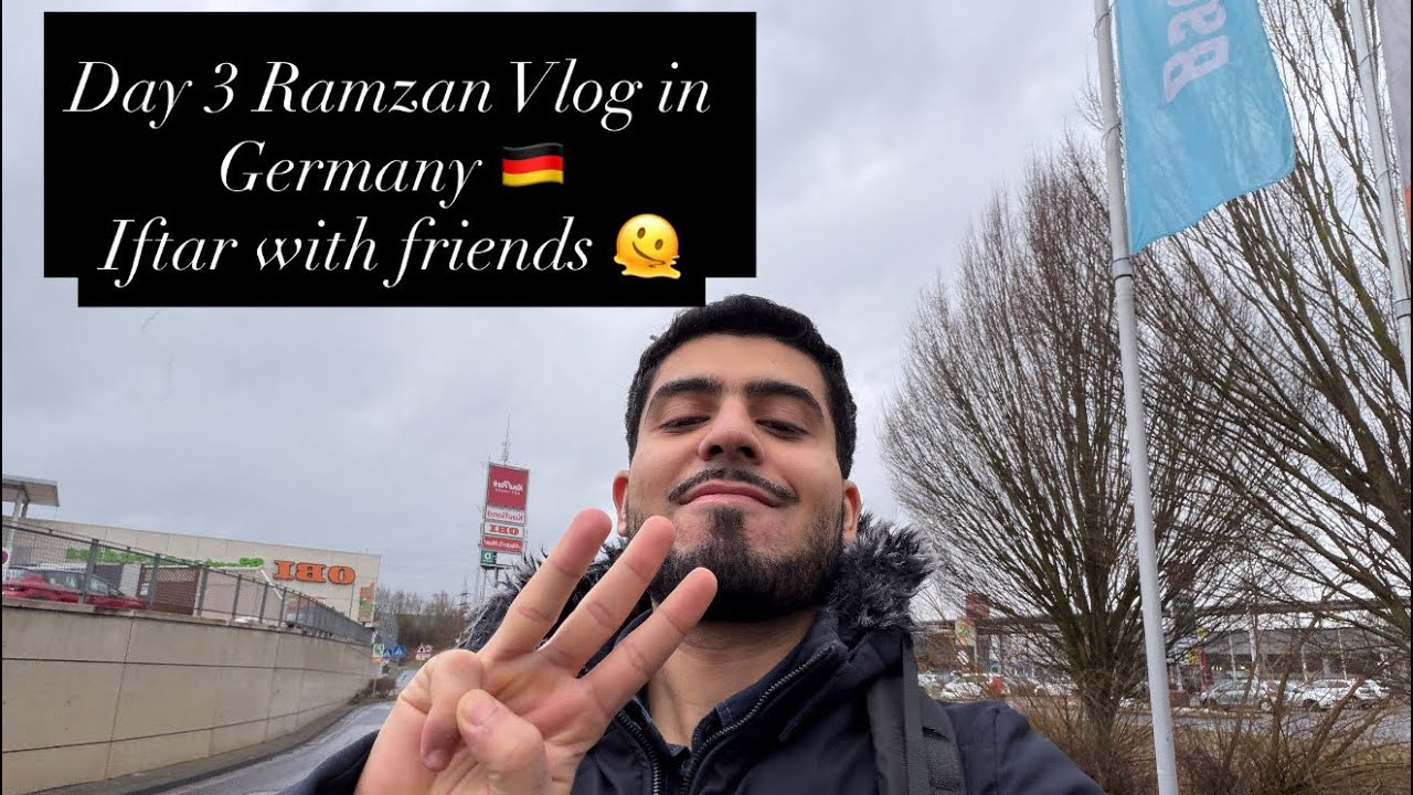 Day 3 of Ramadan2026  in Germany , Iftar with Friends 🇩🇪