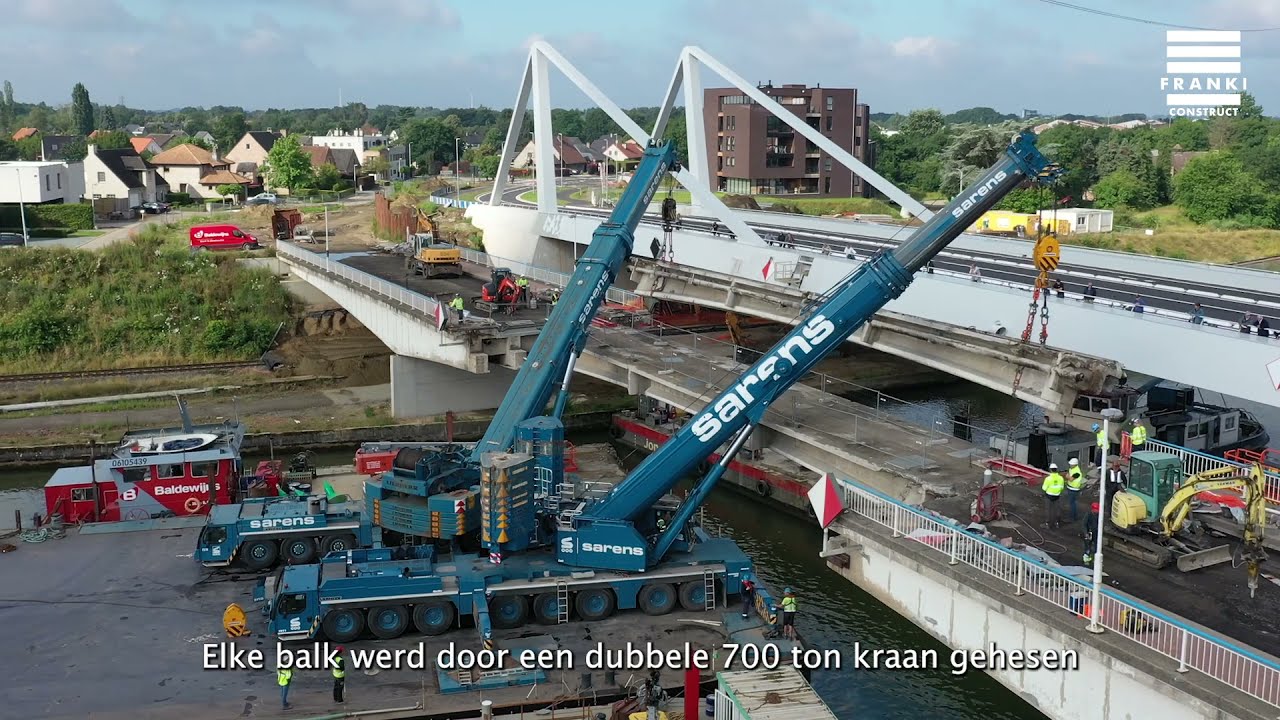 Albertkanaal: Deze video legt uit hoe we de brug in Herentals hebben gebouwd
