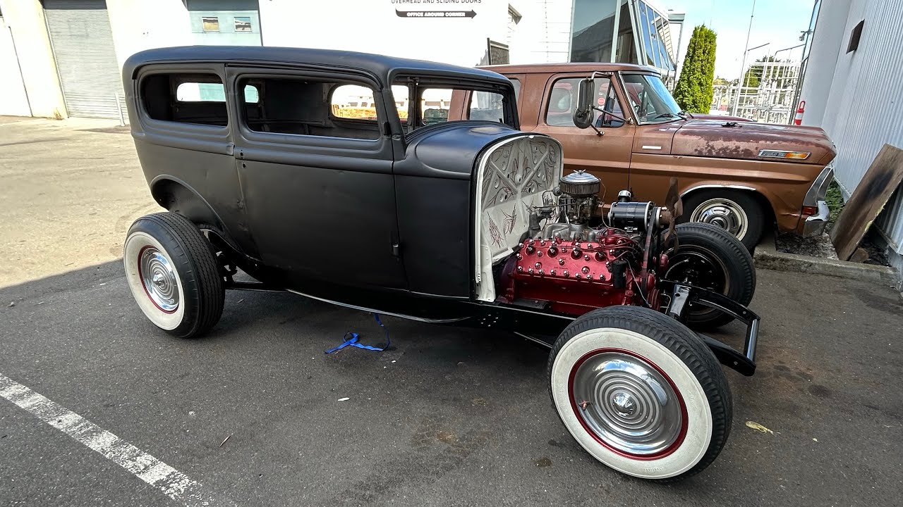 Prime Time! The 32 gets some epoxy. 32 Ford build part 21