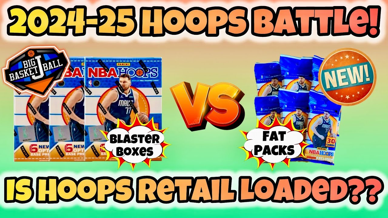 *FIRST LOOK!* 2024-25 Panini Hoops Box Break Battle 🔥 Blasters vs Fat Packs! TWO Autos + #’d Curry!