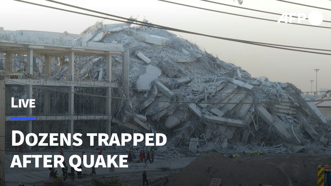 🔴Live: Dozens trapped after Bangkok skyscraper collapses from powerful earthquake | AFP