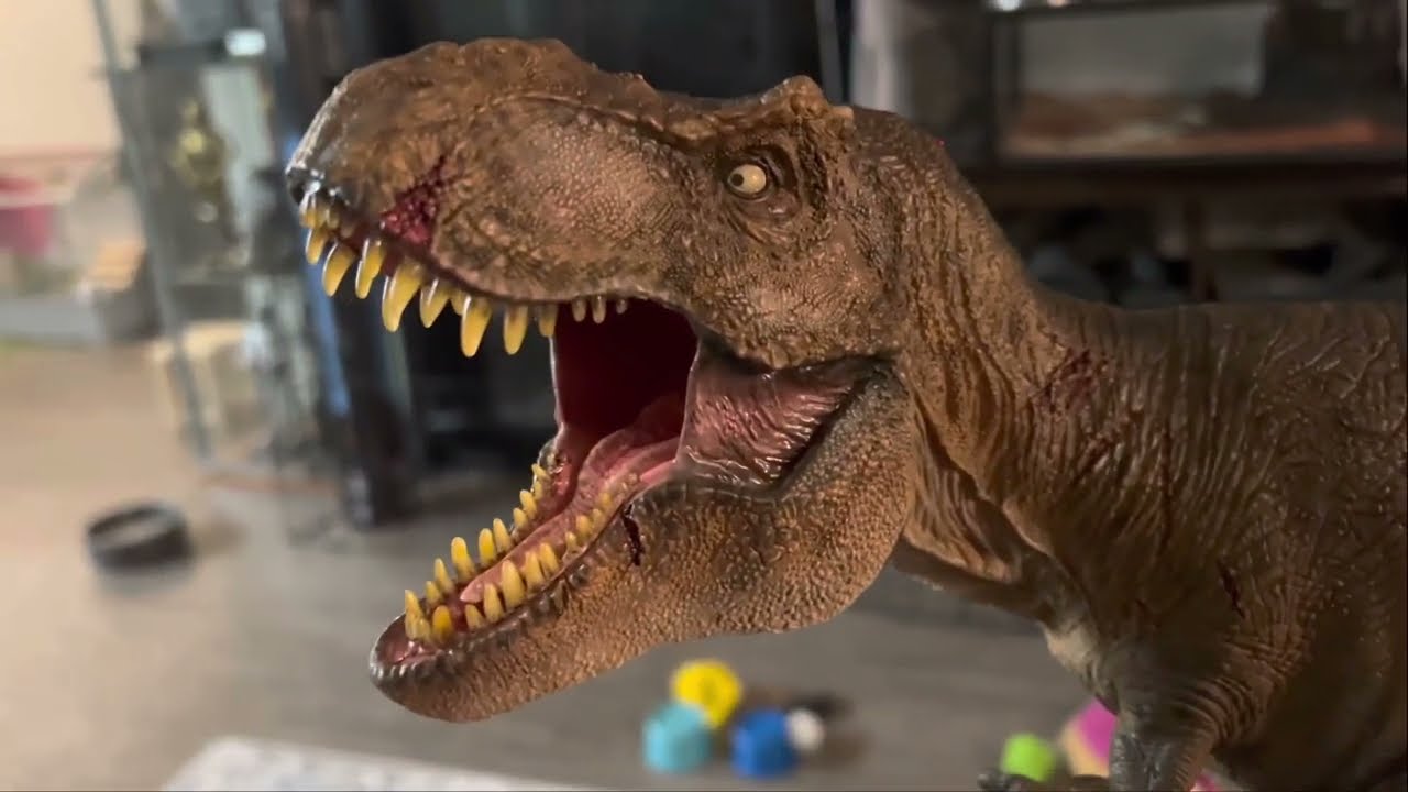 Prime 1 studio Jurassic Park Rotunda T-rex Non Scale new 2022 version unboxing and 360 view!