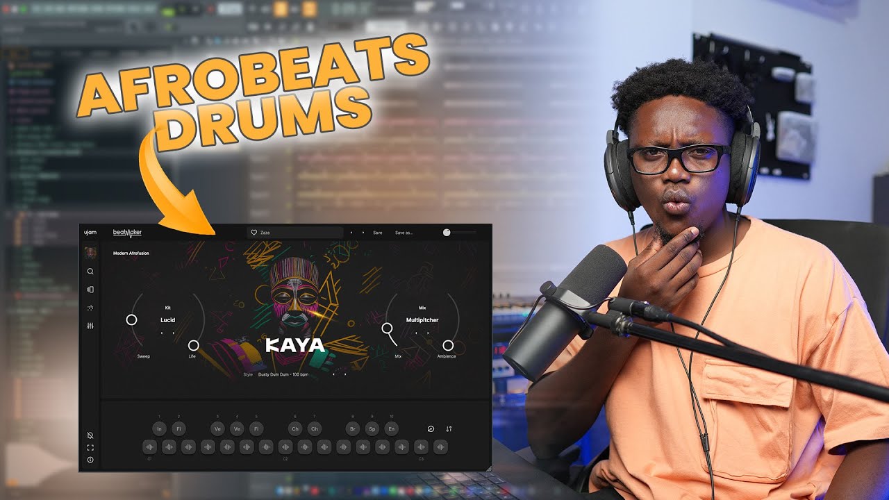 How I Make Afrobeat Using UJAM KAYA (Afrobeat Drum Plugin)