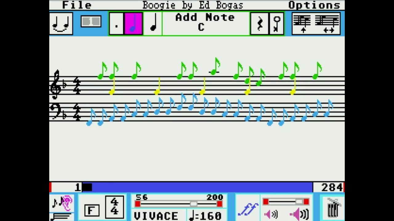 The Music Studio (Atari ST) - Boogie