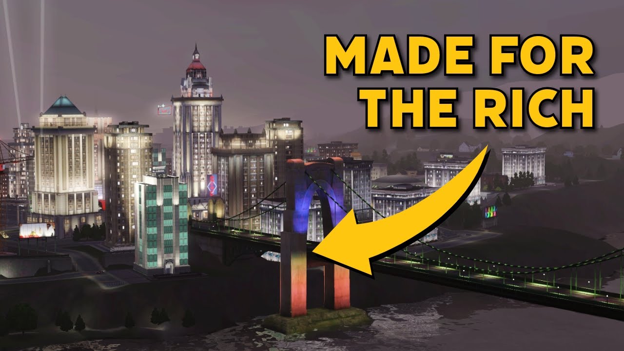Wealth, classism and world building in The Sims 3