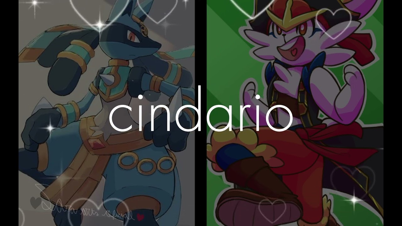 😘💖shape of you Lucario x cinderace💖😘