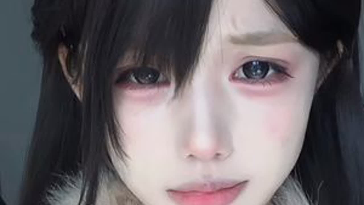 新手快来学这个超放大双眼的无辜嫩妹妆！