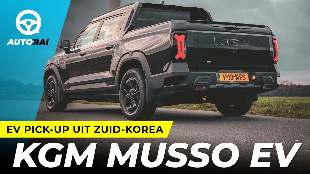 KGM Musso EV (2025) is elektrisch werkpaard, Korean-style - REVIEW - AutoRAI TV